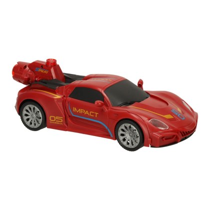 Transformer Revolt TRANSFORMING ROBOT RACER czerwony