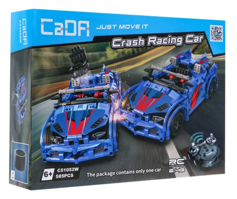 Klocki techniczne CaDA 585 el. Zdalnie sterowany Crush Racing Car dla dzieci 6+ Auto z katapultą Klocki techniczne CaDA 585 el. Zdalnie sterowany Crush Racing Car dla dzieci 6+ Auto z katapultą