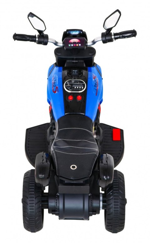 Motorek Fast Tourist na akumulator dla dzieci Niebieski + Audio + Światła + Ekoskóra Motorek Fast Tourist na akumulator dla dzieci Niebieski + Audio + Światła + Ekoskóra