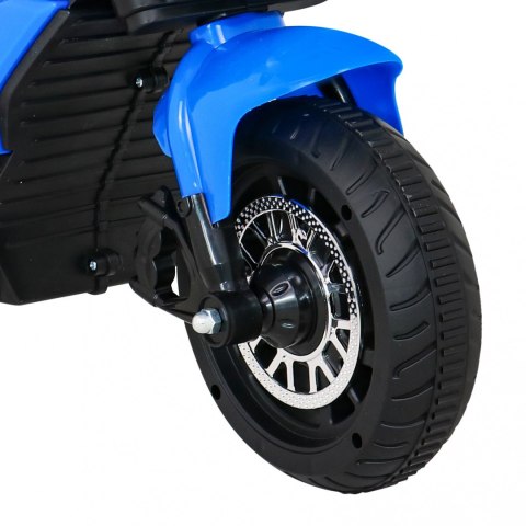 Motorek Fast Tourist na akumulator dla dzieci Niebieski + Audio + Światła + Ekoskóra Motorek Fast Tourist na akumulator dla dzieci Niebieski + Audio + Światła + Ekoskóra