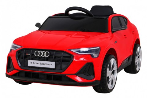 Audi E-Tron Sportback dla dzieci Czerwony + Pilot + Napęd 4x4 + Wolny Start + Radio MP3 + LED Audi E-Tron Sportback dla dzieci Czerwony + Pilot + Napęd 4x4 + Wolny Start + Radio MP3 + LED