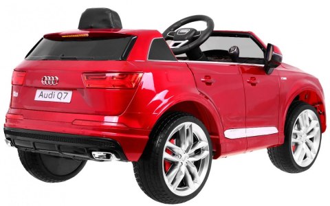 Audi Q7 Quattro S-Line na akumulator Lakier Czerwony + Pilot + Wolny Start + EVA + Radio MP3 Audi Q7 Quattro S-Line na akumulator Lakier Czerwony + Pilot + Wolny Start + EVA + Radio MP3