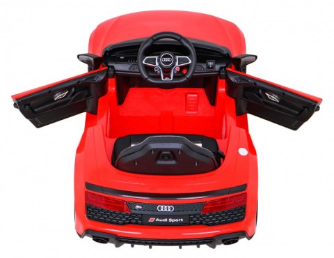 Audi R8 LIFT Samochodzik na akumulator Czerwony + Pilot + Koła EVA + MP3 + LED Audi R8 LIFT Samochodzik na akumulator Czerwony + Pilot + Koła EVA + MP3 + LED