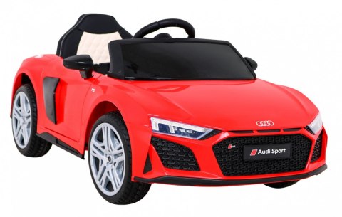 Audi R8 LIFT Samochodzik na akumulator Czerwony + Pilot + Koła EVA + MP3 + LED Audi R8 LIFT Samochodzik na akumulator Czerwony + Pilot + Koła EVA + MP3 + LED