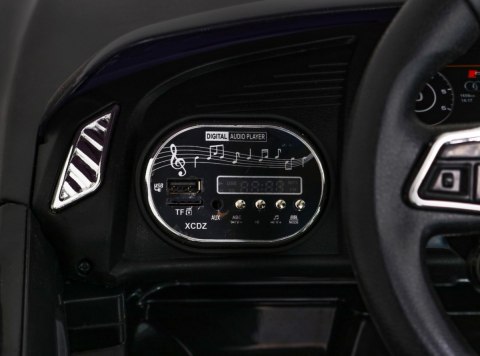 Audi R8 na akumulator dla dzieci Czarny + Pilot + EVA + Wolny Start + MP3 LED Audi R8 na akumulator dla dzieci Czarny + Pilot + EVA + Wolny Start + MP3 LED