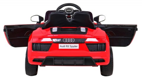 Audi R8 na akumulator dla dzieci Czerwony + Pilot + EVA + Wolny Start + MP3 LED Audi R8 na akumulator dla dzieci Czerwony + Pilot + EVA + Wolny Start + MP3 LED