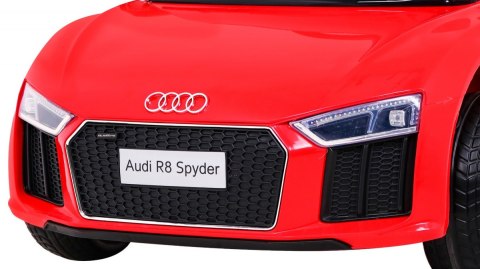 Audi R8 na akumulator dla dzieci Czerwony + Pilot + EVA + Wolny Start + MP3 LED Audi R8 na akumulator dla dzieci Czerwony + Pilot + EVA + Wolny Start + MP3 LED