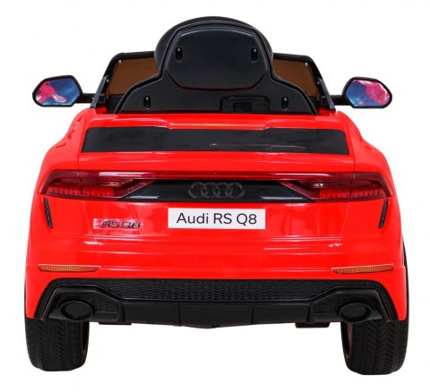 Audi RS Q8 Autko na akumulator Czerwony + Pilot + Wolny Start + EVA + LED + MP3 USB Audi RS Q8 Autko na akumulator Czerwony + Pilot + Wolny Start + EVA + LED + MP3 USB
