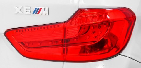 BMW X6M Elektryczne Autko dla dzieci Biały + Pilot + EVA + Wolny Start + Panel audio + LED BMW X6M Elektryczne Autko dla dzieci Biały + Pilot + EVA + Wolny Start + Panel audio + LED