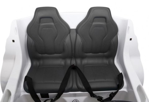 BMW X6M XXL dla 2 dzieci Biały + Pilot + Ekoskóra + Pasy + Wolny Start + MP3 USB + LED BMW X6M XXL dla 2 dzieci Biały + Pilot + Ekoskóra + Pasy + Wolny Start + MP3 USB + LED
