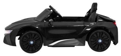 BMW I8 Lift Auto na akumulator Czarny + Pilot + Wolny Start + 3-pkt pasy + MP3 USB + LED BMW I8 Lift Auto na akumulator Czarny + Pilot + Wolny Start + 3-pkt pasy + MP3 USB + LED