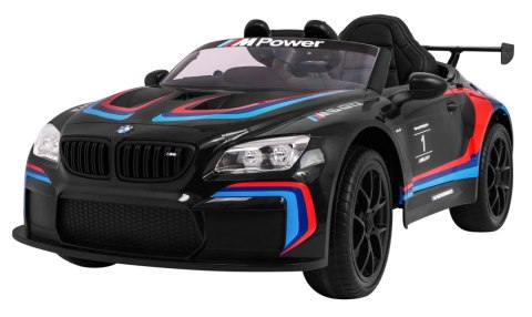 BMW M6 GT3 Auto na akumulator dla dzieci Czarny + Nawiew powietrza + Dźwięki MP3 Światła + Pilot BMW M6 GT3 Auto na akumulator dla dzieci Czarny + Nawiew powietrza + Dźwięki MP3 Światła + Pilot