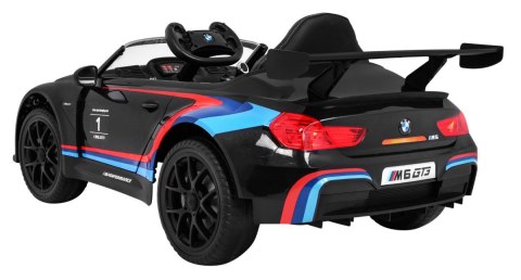 BMW M6 GT3 Auto na akumulator dla dzieci Czarny + Nawiew powietrza + Dźwięki MP3 Światła + Pilot BMW M6 GT3 Auto na akumulator dla dzieci Czarny + Nawiew powietrza + Dźwięki MP3 Światła + Pilot