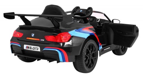 BMW M6 GT3 Auto na akumulator dla dzieci Czarny + Nawiew powietrza + Dźwięki MP3 Światła + Pilot BMW M6 GT3 Auto na akumulator dla dzieci Czarny + Nawiew powietrza + Dźwięki MP3 Światła + Pilot