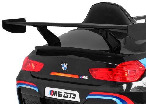 BMW M6 GT3 Auto na akumulator dla dzieci Czarny + Nawiew powietrza + Dźwięki MP3 Światła + Pilot BMW M6 GT3 Auto na akumulator dla dzieci Czarny + Nawiew powietrza + Dźwięki MP3 Światła + Pilot