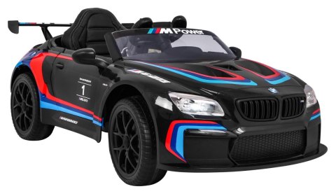 BMW M6 GT3 Auto na akumulator dla dzieci Czarny + Nawiew powietrza + Dźwięki MP3 Światła + Pilot BMW M6 GT3 Auto na akumulator dla dzieci Czarny + Nawiew powietrza + Dźwięki MP3 Światła + Pilot