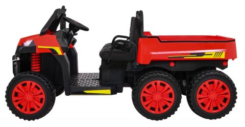 Autko Farmer Truck dla 2 dzieci Czerwony + Napęd 4x4 + Pilot + Kiper + Audio LED Autko Farmer Truck dla 2 dzieci Czerwony + Napęd 4x4 + Pilot + Kiper + Audio LED