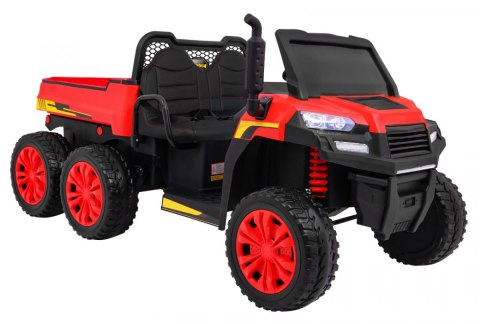 Autko Farmer Truck dla 2 dzieci Czerwony + Napęd 4x4 + Pilot + Kiper + Audio LED Autko Farmer Truck dla 2 dzieci Czerwony + Napęd 4x4 + Pilot + Kiper + Audio LED