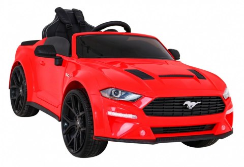Autko Ford Mustang GT na akumulator dla dzieci Czerwony + Regulacja siedzenia + Audio LED + EVA + Wolny Start Autko Ford Mustang GT na akumulator dla dzieci Czerwony + Regulacja siedzenia + Audio LED + EVA + Wolny Start