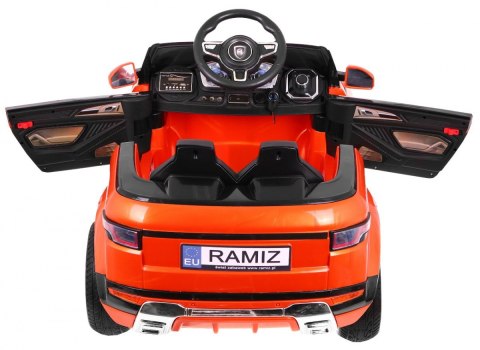 Autko Rapid Racer elektryczne dla dzieci Pomarańczowy + Pilot + Wolny Start + EVA + MP3 LED Autko Rapid Racer elektryczne dla dzieci Pomarańczowy + Pilot + Wolny Start + EVA + MP3 LED