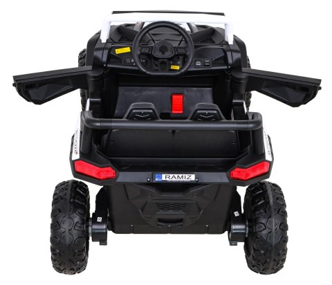 Buggy UTV 2000M Racing Auto na akumulator Biały + MP3 Dźwięki Światła + Pilot + Wolny Start Buggy UTV 2000M Racing Auto na akumulator Biały + MP3 Dźwięki Światła + Pilot + Wolny Start