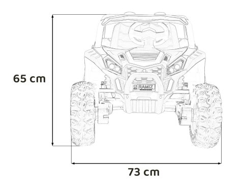 Buggy UTV 2000M Racing Auto na akumulator Biały + MP3 Dźwięki Światła + Pilot + Wolny Start Buggy UTV 2000M Racing Auto na akumulator Biały + MP3 Dźwięki Światła + Pilot + Wolny Start