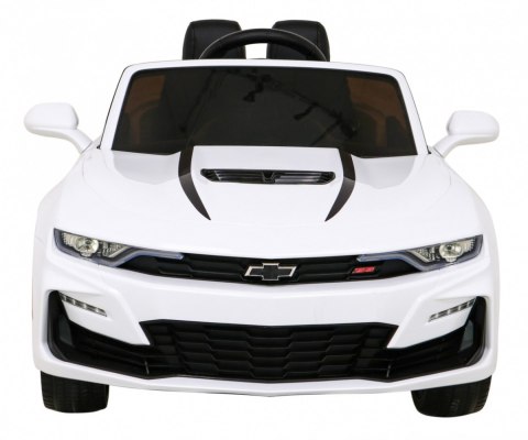 Chevrolet Camaro 2SS na akumulator Biały + Pilot + Koła EVA + Wolny Start + Dźwięki Światła Chevrolet Camaro 2SS na akumulator Biały + Pilot + Koła EVA + Wolny Start + Dźwięki Światła