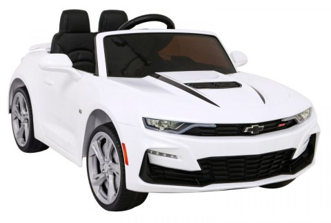 Chevrolet Camaro 2SS na akumulator Biały + Pilot + Koła EVA + Wolny Start + Dźwięki Światła Chevrolet Camaro 2SS na akumulator Biały + Pilot + Koła EVA + Wolny Start + Dźwięki Światła