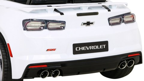 Chevrolet Camaro 2SS na akumulator Biały + Pilot + Koła EVA + Wolny Start + Dźwięki Światła Chevrolet Camaro 2SS na akumulator Biały + Pilot + Koła EVA + Wolny Start + Dźwięki Światła