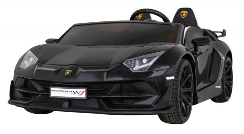Lamborghini SVJ DRIFT dla 2 dzieci Czarny + Funkcja driftu + Pilot + MP3 LED + Wolny Start Lamborghini SVJ DRIFT dla 2 dzieci Czarny + Funkcja driftu + Pilot + MP3 LED + Wolny Start