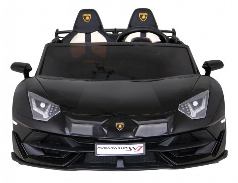 Lamborghini SVJ DRIFT dla 2 dzieci Czarny + Funkcja driftu + Pilot + MP3 LED + Wolny Start Lamborghini SVJ DRIFT dla 2 dzieci Czarny + Funkcja driftu + Pilot + MP3 LED + Wolny Start