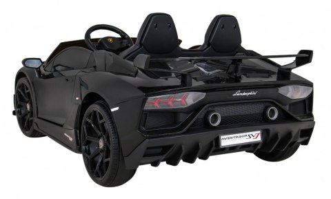 Lamborghini SVJ DRIFT dla 2 dzieci Czarny + Funkcja driftu + Pilot + MP3 LED + Wolny Start Lamborghini SVJ DRIFT dla 2 dzieci Czarny + Funkcja driftu + Pilot + MP3 LED + Wolny Start