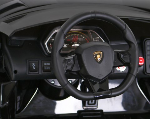 Lamborghini SVJ DRIFT dla 2 dzieci Czarny + Funkcja driftu + Pilot + MP3 LED + Wolny Start Lamborghini SVJ DRIFT dla 2 dzieci Czarny + Funkcja driftu + Pilot + MP3 LED + Wolny Start
