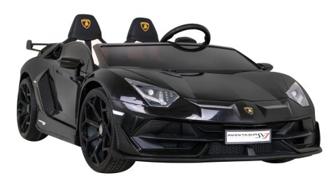Lamborghini SVJ DRIFT dla 2 dzieci Czarny + Funkcja driftu + Pilot + MP3 LED + Wolny Start Lamborghini SVJ DRIFT dla 2 dzieci Czarny + Funkcja driftu + Pilot + MP3 LED + Wolny Start