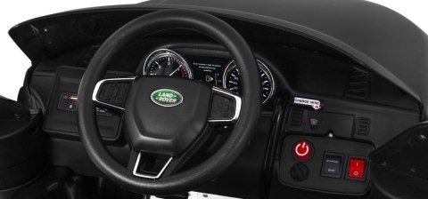Land Rover Discovery dla dzieci Czarny + Pilot + 5-pkt pasy + Regulacja siedzenia + EVA + MP3 LED Land Rover Discovery dla dzieci Czarny + Pilot + 5-pkt pasy + Regulacja siedzenia + EVA + MP3 LED