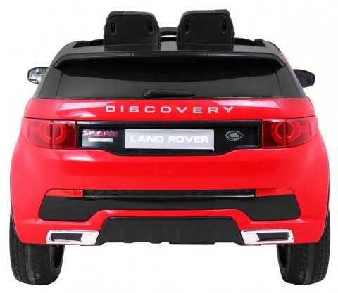 Land Rover Discovery dla dzieci Czerwony + Pilot + 5-pkt pasy + Regulacja siedzenia + EVA + MP3 LED Land Rover Discovery dla dzieci Czerwony + Pilot + 5-pkt pasy + Regulacja siedzenia + EVA + MP3 LED