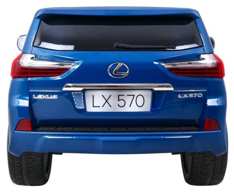 Lexus LX570 Lakierowane Autko dla 2 dzieci Niebieski + Pilot + Koła EVA + Radio MP3 LED Lexus LX570 Lakierowane Autko dla 2 dzieci Niebieski + Pilot + Koła EVA + Radio MP3 LED
