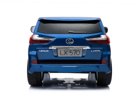 Lexus LX570 Lakierowane Autko dla 2 dzieci Niebieski + Pilot + Koła EVA + Radio MP3 LED Lexus LX570 Lakierowane Autko dla 2 dzieci Niebieski + Pilot + Koła EVA + Radio MP3 LED