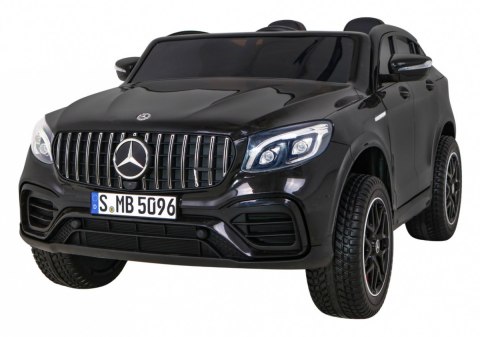 Auto Mercedes GLC 63S dla dzieci Czarny + Napęd 4x4 + MP4 + LED + Ekoskóra + Wolny Start + EVA Auto Mercedes GLC 63S dla dzieci Czarny + Napęd 4x4 + MP4 + LED + Ekoskóra + Wolny Start + EVA