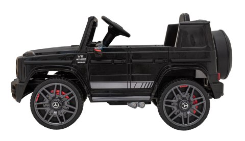 Mercedes AMG G63 dla dzieci Czarny + Pilot + MP3 LED + Wolny Start + EVA + Pasy Mercedes AMG G63 dla dzieci Czarny + Pilot + MP3 LED + Wolny Start + EVA + Pasy