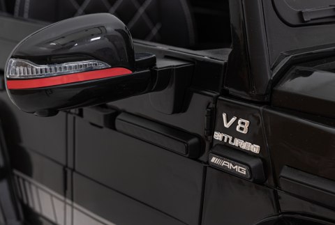 Mercedes AMG G63 dla dzieci Czarny + Pilot + MP3 LED + Wolny Start + EVA + Pasy Mercedes AMG G63 dla dzieci Czarny + Pilot + MP3 LED + Wolny Start + EVA + Pasy