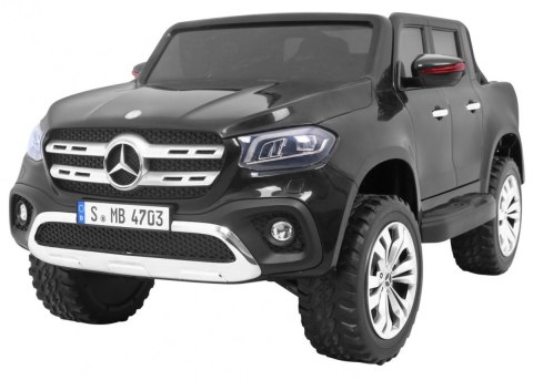 Mercedes Benz X-Class dla dzieci Czarny + Pilot + Napęd 4x4 + MP4 + Bagażnik + LED + EVA Mercedes Benz X-Class dla dzieci Czarny + Pilot + Napęd 4x4 + MP4 + Bagażnik + LED + EVA