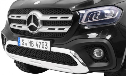 Mercedes Benz X-Class dla dzieci Czarny + Pilot + Napęd 4x4 + MP4 + Bagażnik + LED + EVA Mercedes Benz X-Class dla dzieci Czarny + Pilot + Napęd 4x4 + MP4 + Bagażnik + LED + EVA