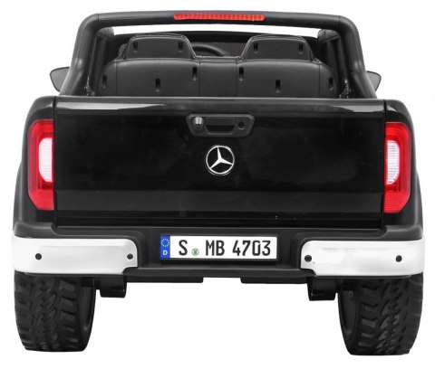 Mercedes Benz X-Class dla dzieci Czarny + Pilot + Napęd 4x4 + MP4 + Bagażnik + LED + EVA Mercedes Benz X-Class dla dzieci Czarny + Pilot + Napęd 4x4 + MP4 + Bagażnik + LED + EVA