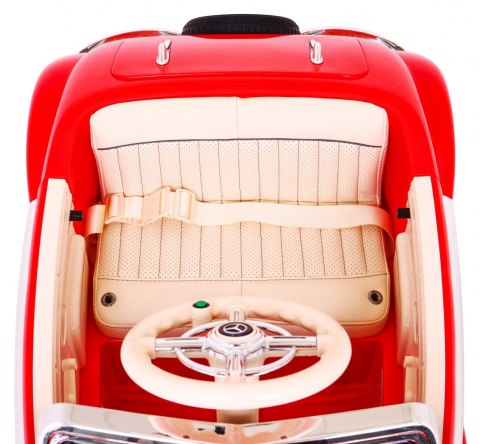 Mercedes Benz Retro 540A dla dzieci Czerwony + Tryb "Rodzica" + Pilot + Panel audio + LED Mercedes Benz Retro 540A dla dzieci Czerwony + Tryb "Rodzica" + Pilot + Panel audio + LED