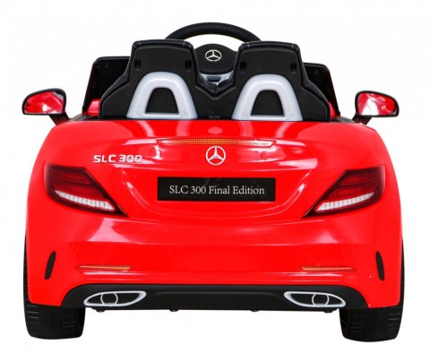 Mercedes Benz SLC300 Auto na akumulator dla dzieci Czerwony + Dźwięki MP3 Światła + Pilot + Wolny Start Mercedes Benz SLC300 Auto na akumulator dla dzieci Czerwony + Dźwięki MP3 Światła + Pilot + Wolny Start