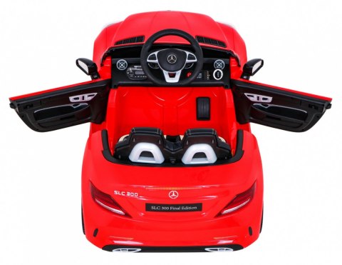 Mercedes Benz SLC300 Auto na akumulator dla dzieci Czerwony + Dźwięki MP3 Światła + Pilot + Wolny Start Mercedes Benz SLC300 Auto na akumulator dla dzieci Czerwony + Dźwięki MP3 Światła + Pilot + Wolny Start