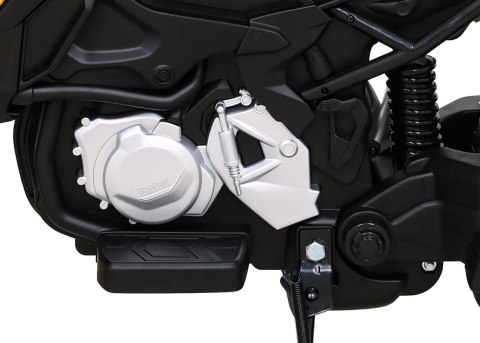 Motor BMW F850 GS na akumulator dla dzieci Żółty + Kółka pomocnicze + Audio LED + Wolny Start + EVA Motor BMW F850 GS na akumulator dla dzieci Żółty + Kółka pomocnicze + Audio LED + Wolny Start + EVA