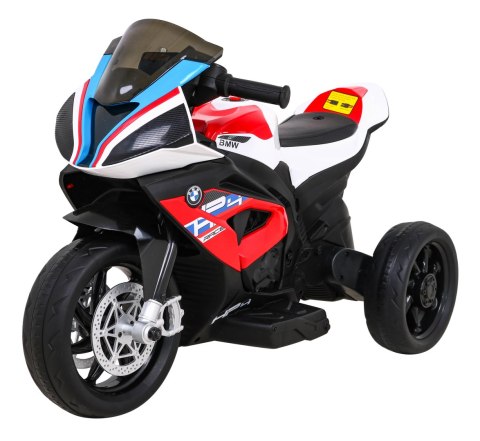 Motor BMW HP4 na akumulator dla dzieci Czerwony + 3 Koła + LED + MP3 USB + Ekoskóra Motor BMW HP4 na akumulator dla dzieci Czerwony + 3 Koła + LED + MP3 USB + Ekoskóra