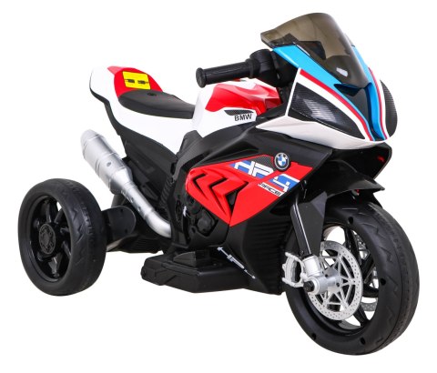 Motor BMW HP4 na akumulator dla dzieci Czerwony + 3 Koła + LED + MP3 USB + Ekoskóra Motor BMW HP4 na akumulator dla dzieci Czerwony + 3 Koła + LED + MP3 USB + Ekoskóra